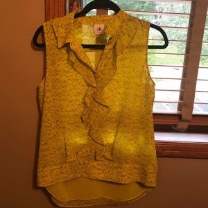 Light Green Sleeveless Cabi Blouse